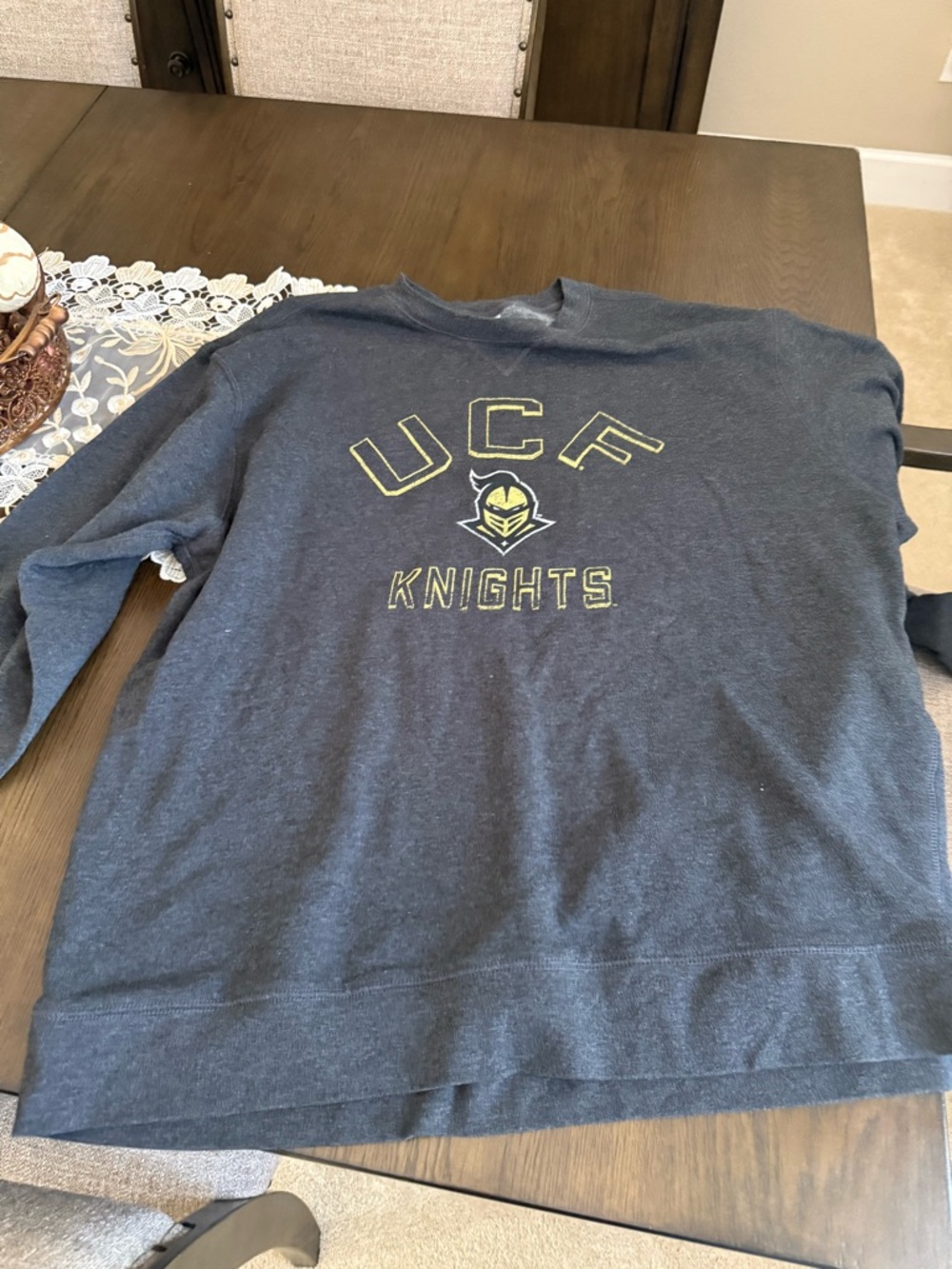 UCF Knights Crewneck Sweatshirt in with Gold Logo